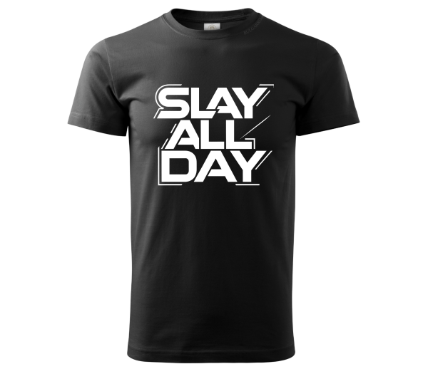 Мъжка тениска "Slay all day"